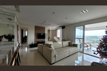 Sala de apartamento à venda com 3 quartos, 124m² em Campestre, Santo André