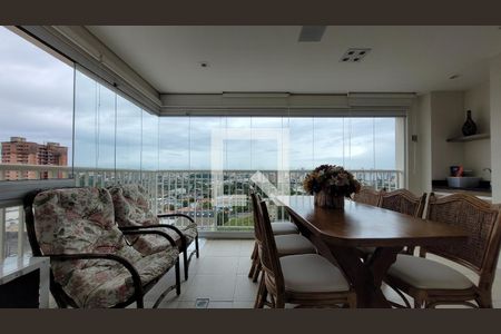 Sacada de apartamento à venda com 3 quartos, 124m² em Campestre, Santo André