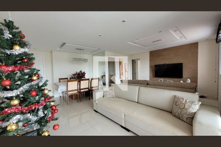 Sala de apartamento à venda com 3 quartos, 124m² em Campestre, Santo André