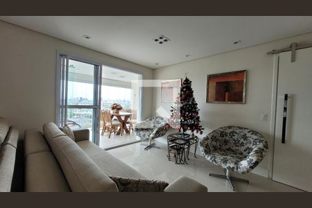 Sala de apartamento à venda com 3 quartos, 124m² em Campestre, Santo André