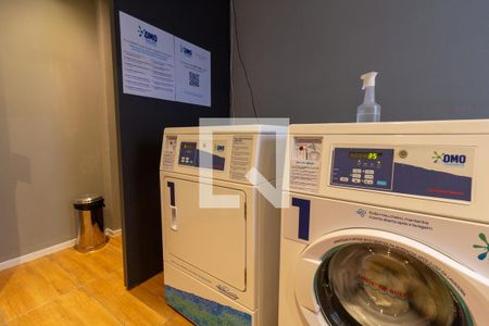 Área comum - Lavanderia de apartamento para alugar com 1 quarto, 24m² em Água Branca, São Paulo