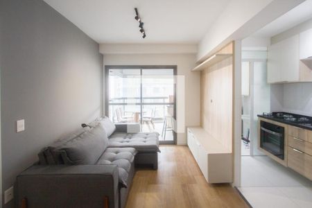 Sala de apartamento à venda com 1 quarto, 51m² em Jardim das Acacias, São Paulo