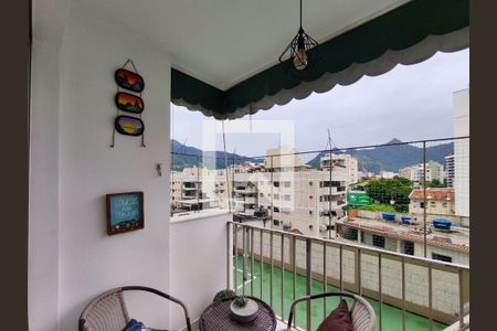 Varanda da Sala de apartamento à venda com 3 quartos, 91m² em Maracanã, Rio de Janeiro