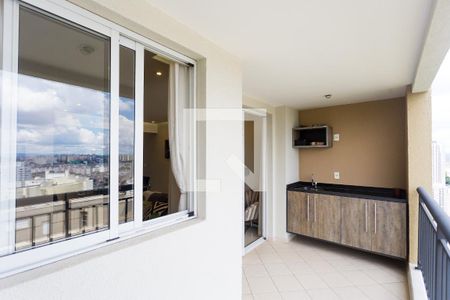 Varanda da Sala de apartamento à venda com 2 quartos, 69m² em Vila Andrade, São Paulo