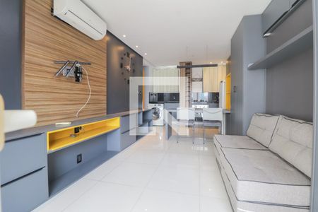 Sala de kitnet/studio para alugar com 1 quarto, 36m² em Centro, São Leopoldo