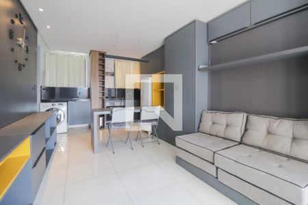 Sala de kitnet/studio para alugar com 1 quarto, 36m² em Centro, São Leopoldo