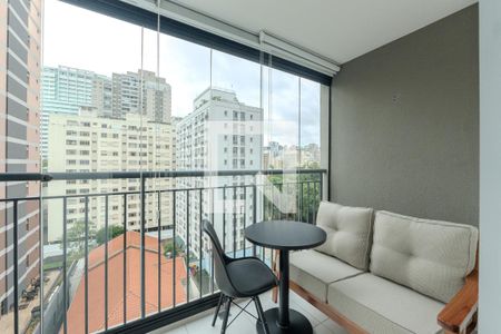 Studio para alugar com 24m², 1 quarto e sem vaga Studio para alugar com 24m², 1 quarto e sem vagaSacada