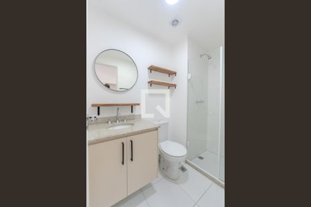 Studio para alugar com 24m², 1 quarto e sem vaga Studio para alugar com 24m², 1 quarto e sem vagaBanheiro