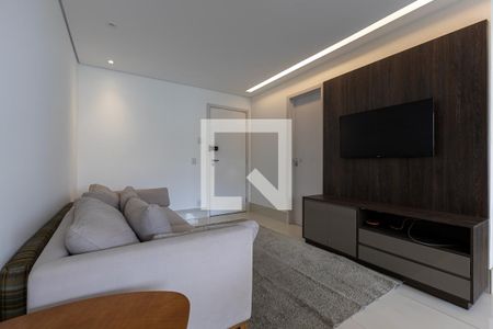 Sala de apartamento para alugar com 1 quarto, 54m² em Vila da Serra, Nova Lima