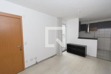 Sala de apartamento para alugar com 2 quartos, 45m² em Chacaras Reunidas Santa Terezinha, Contagem
