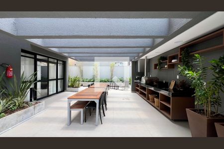 Studio para alugar com 24m², 1 quarto e sem vagaChurrasqueira