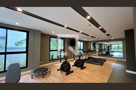 Studio para alugar com 24m², 1 quarto e sem vagaAcademia