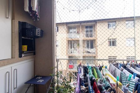 Varanda da Sala de apartamento para alugar com 3 quartos, 67m² em Capão Raso, Curitiba