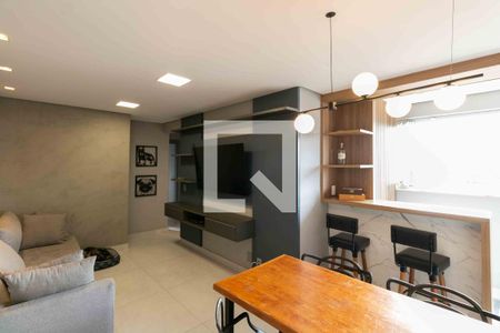 Sala de apartamento à venda com 3 quartos, 72m² em Serrano, Belo Horizonte