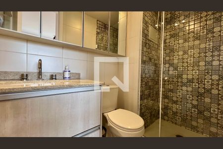 Studio para alugar com 34m², 1 quarto e 1 vaga Studio para alugar com 34m², 1 quarto e 1 vagaBanheiro