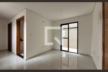 Sala de apartamento à venda com 2 quartos, 61m² em Vila Scarpelli, Santo André