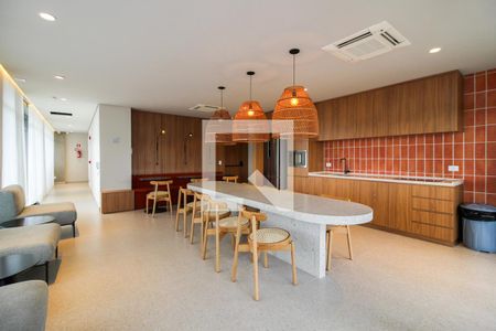 Studio para alugar com 23m², 1 quarto e sem vaga Studio para alugar com 23m², 1 quarto e sem vagaÁrea comum - Salão de festas