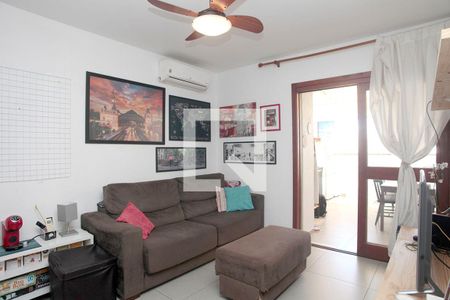 Sala de apartamento à venda com 1 quarto, 74m² em Jardim Botânico, Porto Alegre