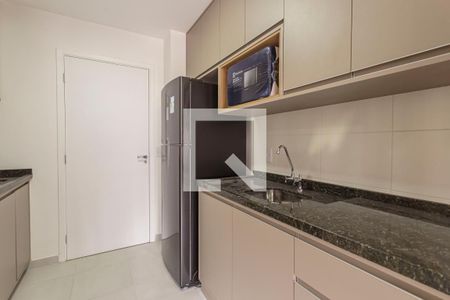 Cozinha de kitnet/studio para alugar com 1 quarto, 24m² em Vila Olímpia, São Paulo