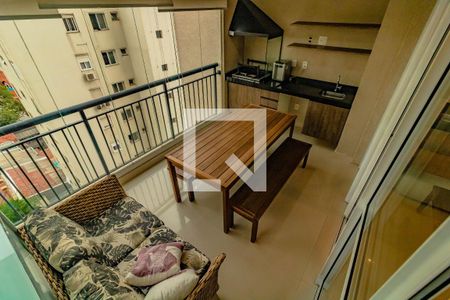 varanda de apartamento para alugar com 2 quartos, 86m² em Campo Belo, São Paulo