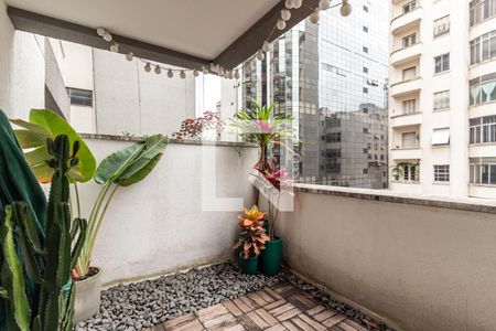 Varanda de kitnet/studio para alugar com 1 quarto, 36m² em Vila Buarque, São Paulo
