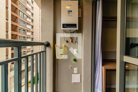 Varanda da Sala de apartamento à venda com 1 quarto, 30m² em Jardim Prudência, São Paulo