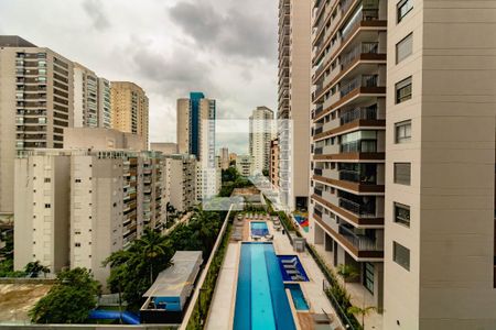 Varanda da Sala de apartamento à venda com 1 quarto, 30m² em Jardim Prudência, São Paulo