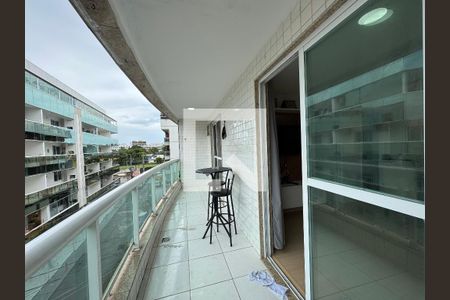  Varanda de apartamento à venda com 2 quartos, 55m² em Recreio dos Bandeirantes, Rio de Janeiro