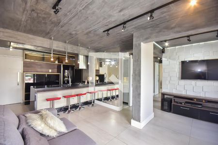 Sala de apartamento à venda com 2 quartos, 64m² em Vila Andrade, São Paulo