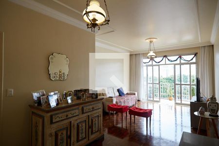 Sala de apartamento à venda com 3 quartos, 120m² em São Pedro, Belo Horizonte