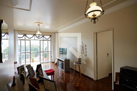 Sala de apartamento à venda com 3 quartos, 120m² em São Pedro, Belo Horizonte