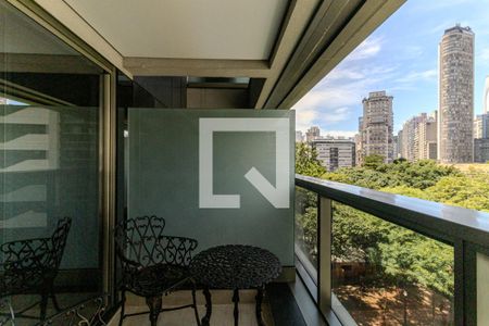 Studio para alugar com 28m², 1 quarto e sem vagaVaranda