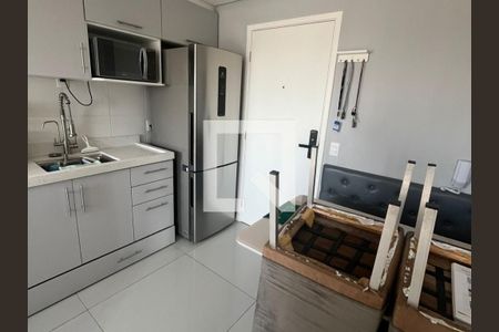 Cozinha de apartamento à venda com 2 quartos, 37m² em Vila dos Andradas, São Paulo