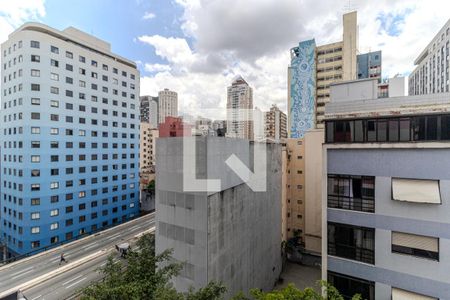 Vista de kitnet/studio para alugar com 1 quarto, 25m² em Vila Buarque, São Paulo