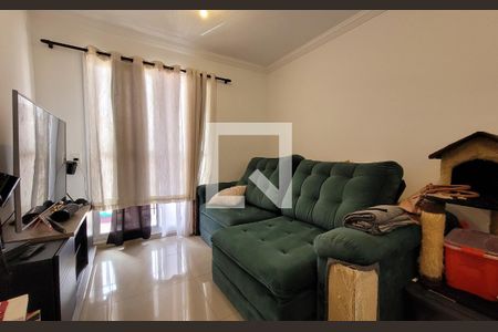Sala de apartamento à venda com 2 quartos, 56m² em Vila Homero Thon, Santo André