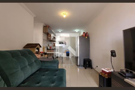 Sala de apartamento à venda com 2 quartos, 56m² em Vila Homero Thon, Santo André