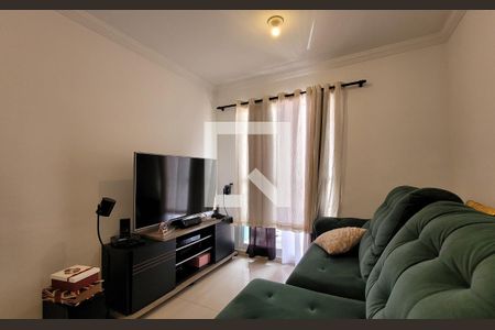 Sala de apartamento à venda com 2 quartos, 56m² em Vila Homero Thon, Santo André