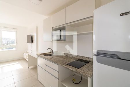 Cozinha de kitnet/studio para alugar com 1 quarto, 36m² em Partenon, Porto Alegre