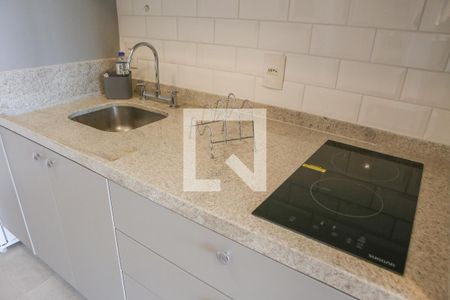 Cozinha de kitnet/studio para alugar com 1 quarto, 26m² em Perdizes, São Paulo
