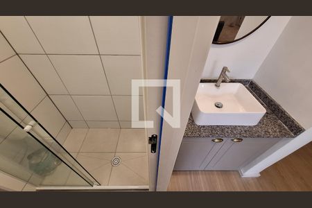 Apartamento à venda com 36m², 2 quartos e sem vaga Apartamento à venda com 36m², 2 quartos e sem vagaDetalhe do banheiro