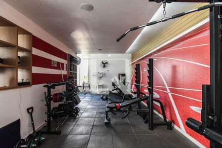 Área comum - Academia de apartamento para alugar com 3 quartos, 155m² em Nova Petrópolis, São Bernardo do Campo