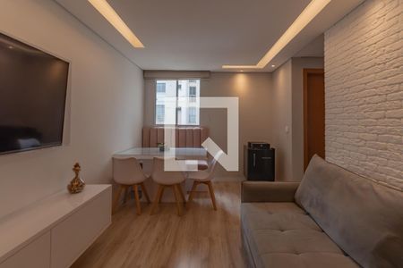 Sala de apartamento para alugar com 2 quartos, 50m² em Castelo, Belo Horizonte