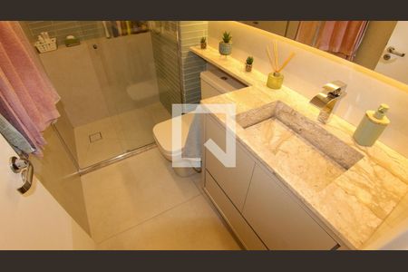 Apartamento à venda com 91m², 3 quartos e 1 vagaBanheiro do Quarto 2