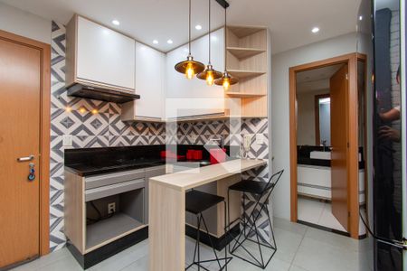 Cozinha de apartamento para alugar com 1 quarto, 37m² em Centro, Guarulhos