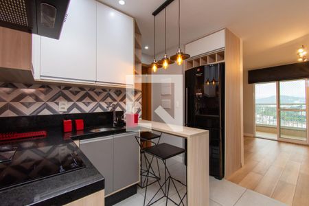 Cozinha de apartamento para alugar com 1 quarto, 37m² em Centro, Guarulhos