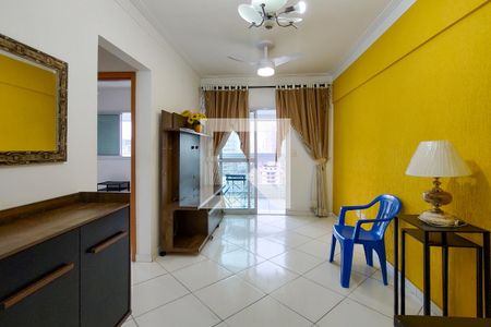 Sala de apartamento para alugar com 2 quartos, 69m² em Vila Assuncao, Praia Grande