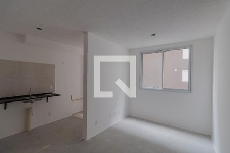 Sala e Cozinha de apartamento à venda com 2 quartos, 38m² em Jardim America da Penha, São Paulo