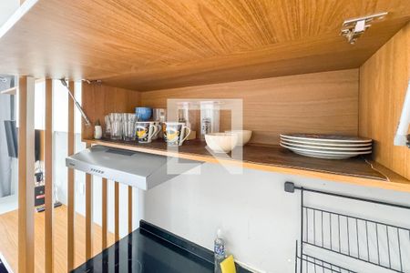 Studio para alugar com 27m², 1 quarto e sem vagaCozinha - Armários