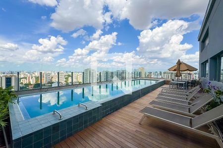 Studio para alugar com 27m², 1 quarto e sem vagaPiscina