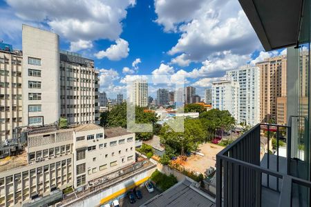 Studio para alugar com 27m², 1 quarto e sem vagaVaranda